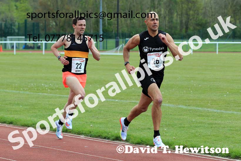 BMC 800 metres, Monday, May 9th, BMC Chester le Street, County Durham. Photo: David T. Hewitson/Sports for All Pics